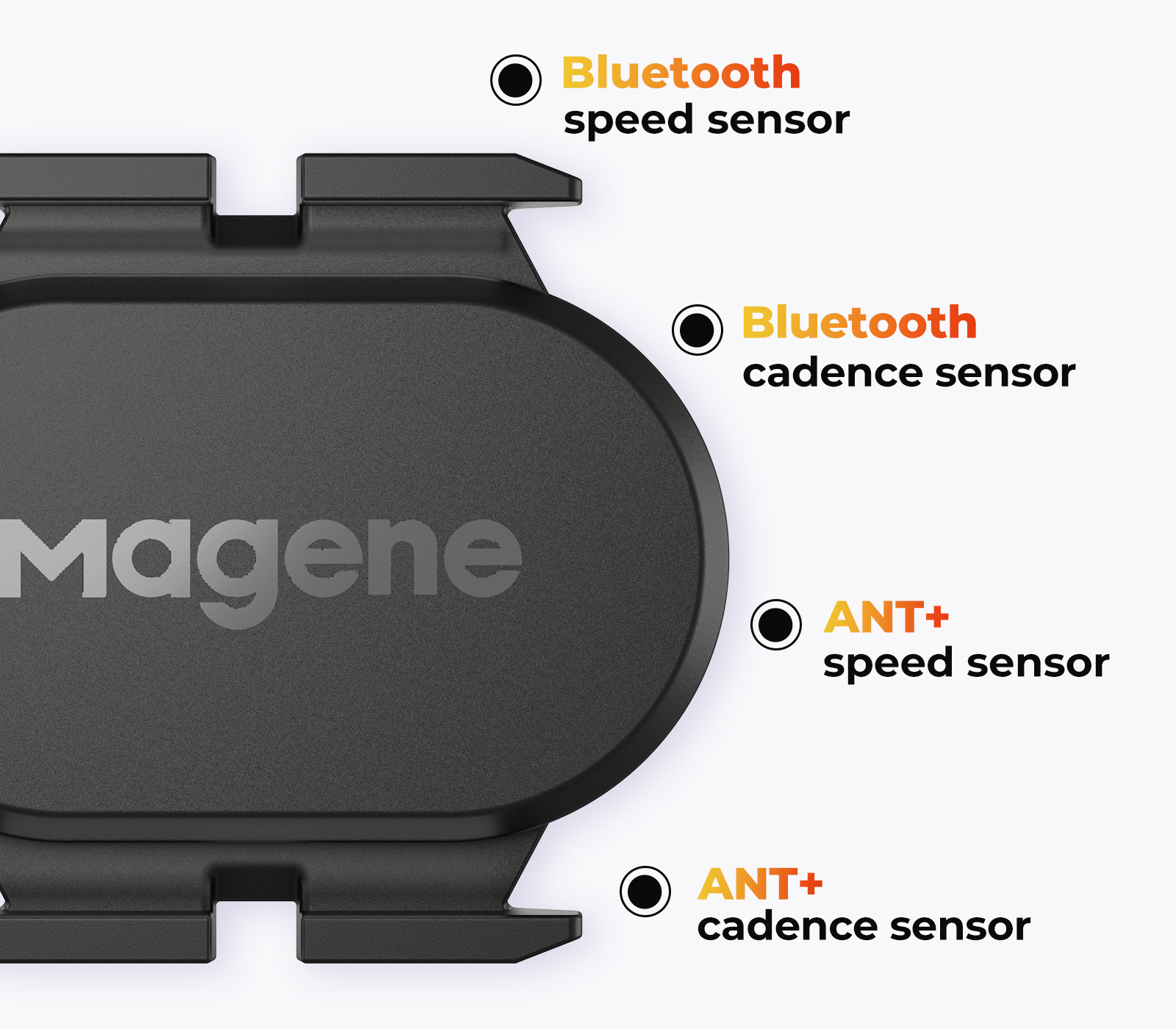 Sensor cadencia/velocidad MAGENE S3+ – Salnes Bici