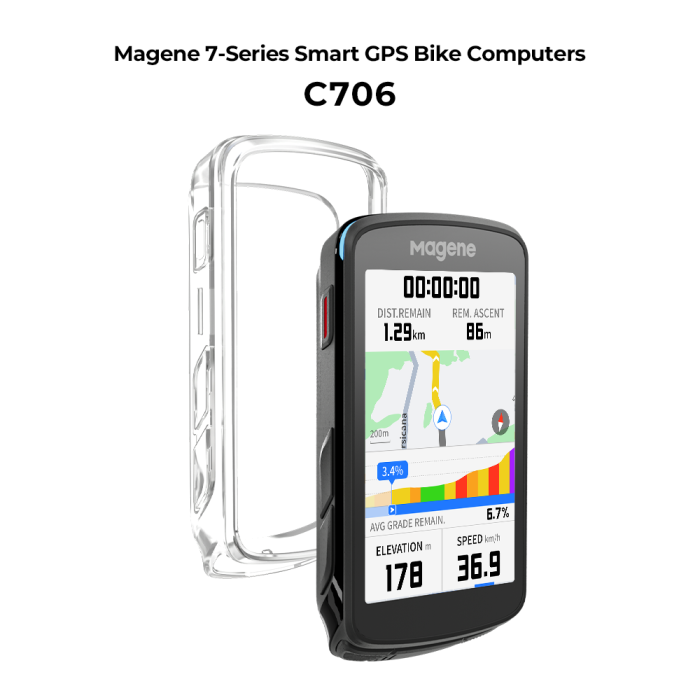 TPU Bike Computer Case